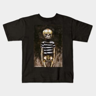 Skeleton art Kids T-Shirt